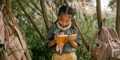 Young female scout